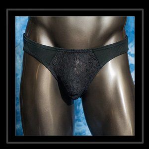 Mens Lace Bikini Brief Handmade